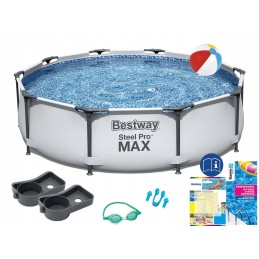 Plieninis sodo baseinas 305 x 76 cm rinkinys 4in1 bestway 56406