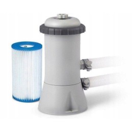 Intex plieno karkaso sodo baseinas 366 cm, filtro siurblys