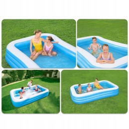 Šeimos pripučiamas baseinas 305 x 183 x 56 cm 3in1 bestway 54009
