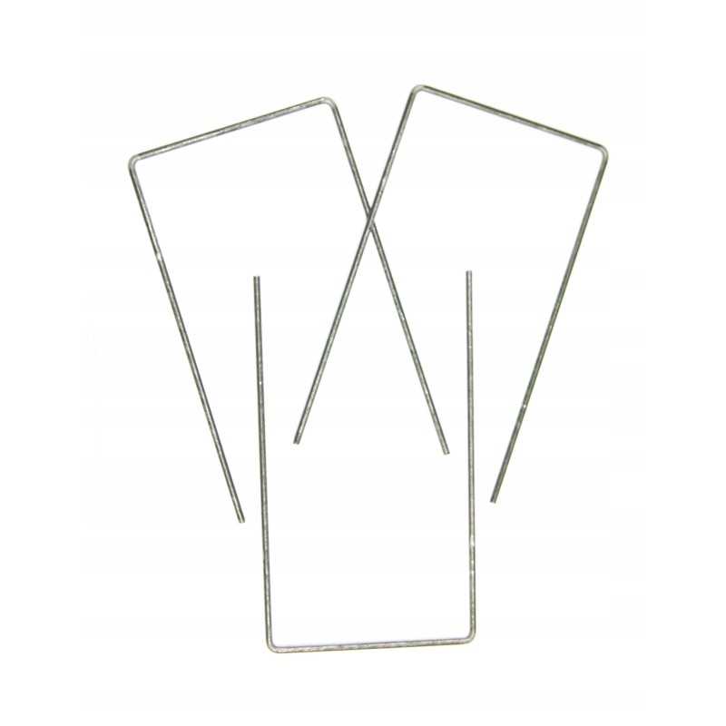 Smeigtukai, kaiščiai, ankeriai, inkarai agrotekstilei tvirtinti, cinkuota/cinkuota agrotekstilė, 500 vnt, "u" forma, 15cm