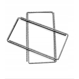 Smeigtukai, kaiščiai, ankeriai, inkarai agrotekstilei tvirtinti, cinkuota/cinkuota agrotekstilė, 500 vnt, "u" forma, 15cm
