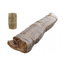 ✨ džiuto lakštas 100x100cm 105g/m 50vnt + virvelė