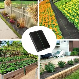 Agrowloknina 00g 1 6x50m juodas UV agroaudinis sodo kilimėlis nuo piktžolių