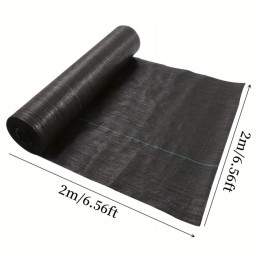 Agrowloknina 00g 1 6x50m juodas UV agroaudinis sodo kilimėlis nuo piktžolių