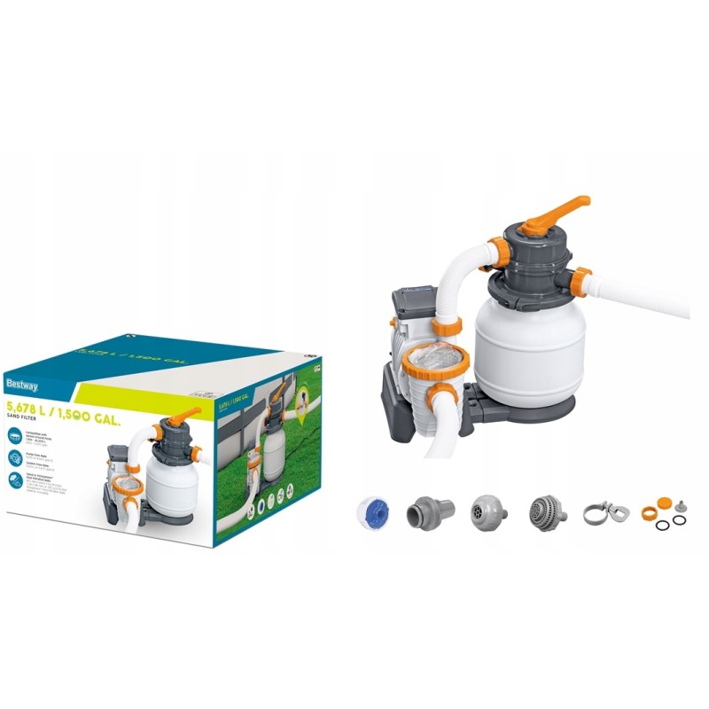 Smėlio filtro siurblys, skirtas baseinų žarnų jungtims bestway 5678 lh 58497