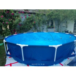 Plieninis pro 366x76 stovo baseinas bestway 3in1 siurblys