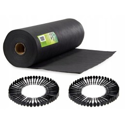Sodo agrotekstilė 1,6 m x 100 m + 100 plonų smeigtukų