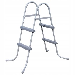 Nerūdijančio plieno kopėčios baseinams, 84 cm bestway