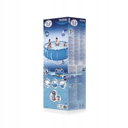 Sodo baseinas 305 x 76 cm, plieninis rėmas, pro bes