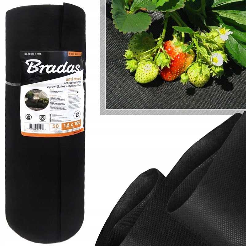 》》》 Agrotekstilė nuo piktžolių juoda agrotekstilė 50g 1,6x100m awb5016100 《《《