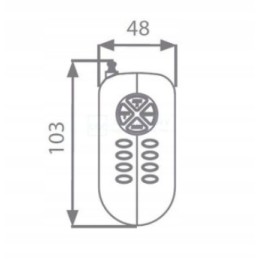 RGB LED lemputė 15w 900lm nuotolinio valdymo pultelis astralpool 71740