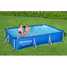 Karkasinis baseinas su siurbliu 300x201x66 bestway 56411