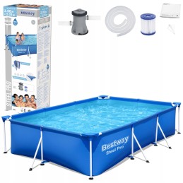 Bestway rėmo baseinas 300x201x66cm 8in1 56411
