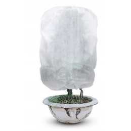 Krepšys ant gaubto, žieminė agrotekstilė, balta, 130x110 cm, 1 vnt