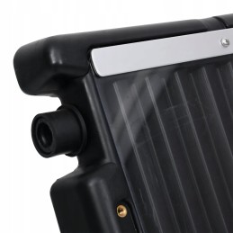 Saulės baseino šildytuvas 75x75x50 cm juodas