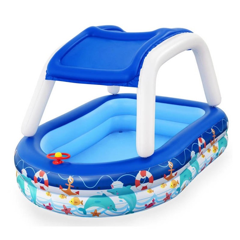 Bestway baseinas su stogu, vairu, irklavimo baseinas 54370