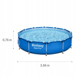 Sodo baseino rėmo rinkinys 366x76 cm bestway