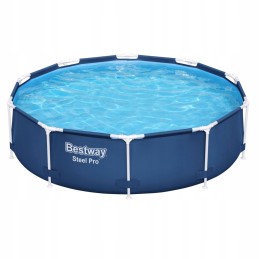 Bestway apvalus sodo karkasinis baseinas 56677