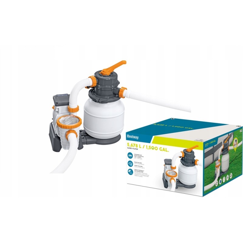 Smėlio filtro siurblys, skirtas baseinų žarnų jungtims bestway 5678 lh 58497