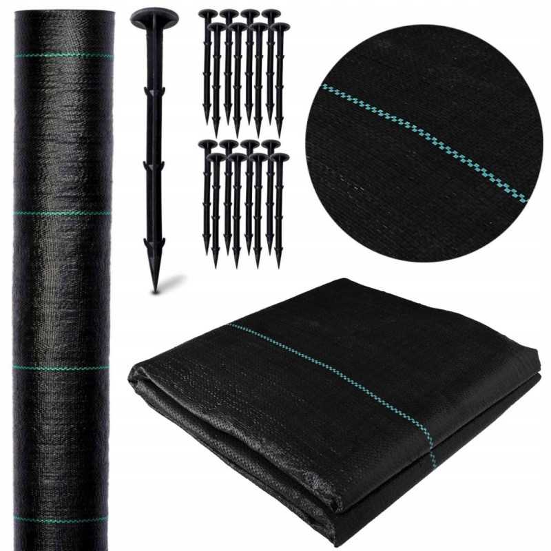 Agrotekstilė agrotekstilė juoda 110 x 10000 cm 70 g/m²