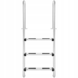 Nerūdijančio plieno baseino kopėčios, 3 pakopos, 1320 mm