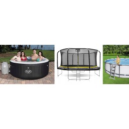 Sodo baseinas 305 x 76 cm, įrėmintas, Avenli, 14in1