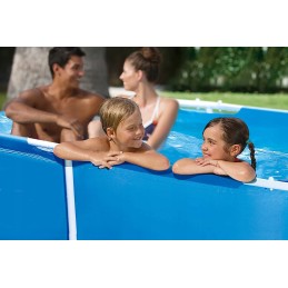 Baseinas 366x76 rėmo šeimos sodo komplektas