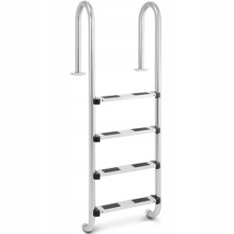 Nerūdijančio plieno baseino kopėčios, 4 pakopos, 1570 mm