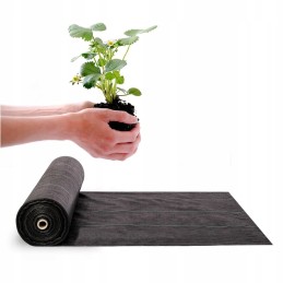 Skarden sodininkystės agrotekstilė 1,1x100 m, 90 g/m2 juoda + tvirtinimo kaiščiai