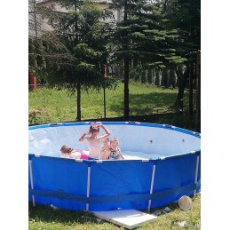 Frame garden pool 396 x 84 cm set 5612e