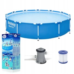 Bestway rėmo baseino 366x76 cm komplektas