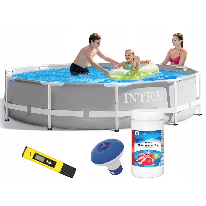 4in1 rėmo baseino 305cm cheminis float ph testeris