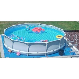 Plieninis sodo baseinas 366x76 su intex pompa