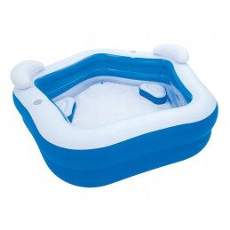 Sodo šeimos pripučiamas baseinas, sėdynės 213x206