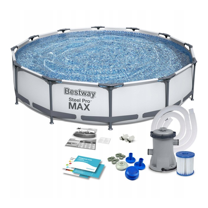 Rėmo baseinas 366x76 bestway 56416 9in1 pro maks