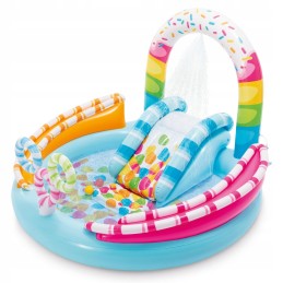 Pripučiama žaidimų aikštelė su fontanu, intex 57144