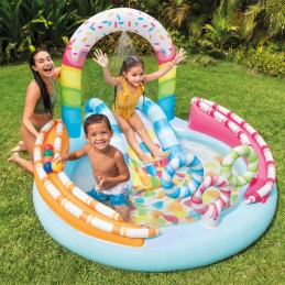 Pripučiama žaidimų aikštelė su fontanu, intex 57144