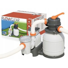 Bestway 58497 smėlio filtro siurblys baseinams 5678l h žarnų jungtys