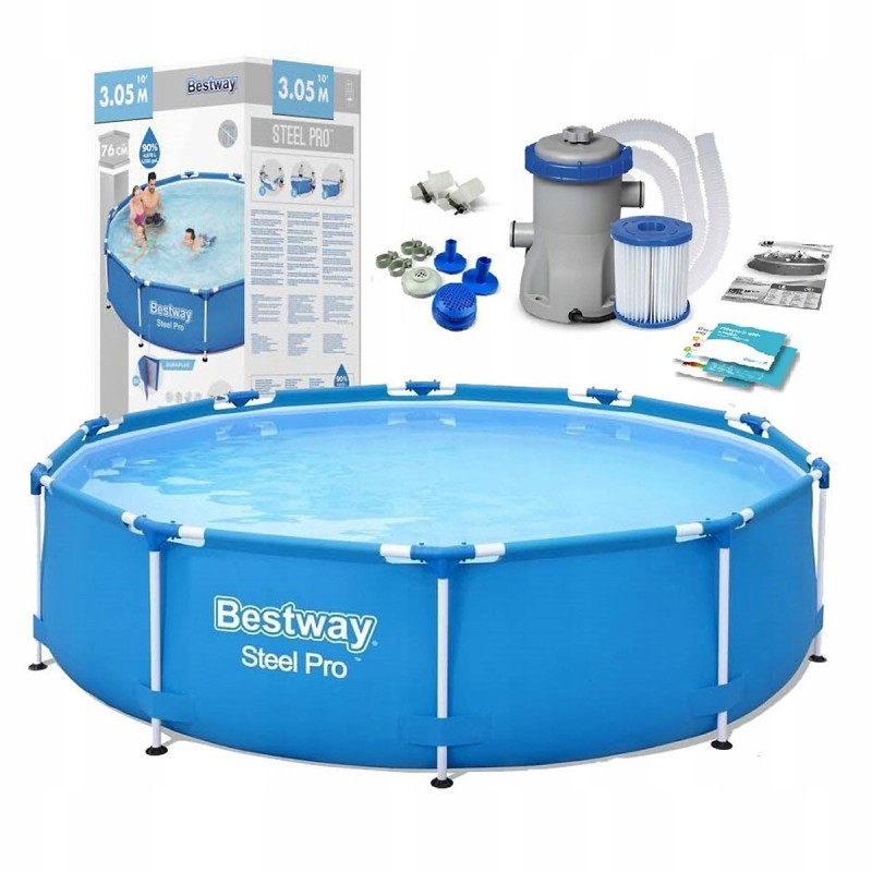 56679 bestway rėmo baseinas 305cm x 76cm
