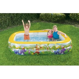 Sodo pripučiamas baseinas vaikams Mickey Mouse 262 x 175 x 51 cm bestway