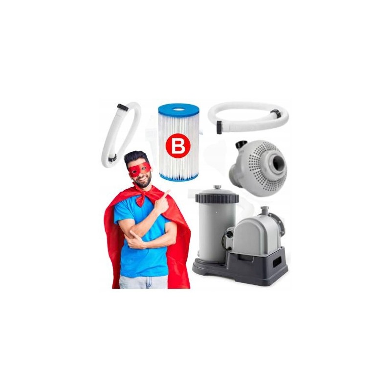 Intex vandens baseino filtro siurblys, aukštos kokybės baseino siurblys