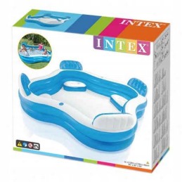 Intex sodo baseinas su sėdynėmis 229 x 229 x 66