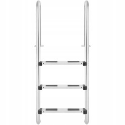 Nerūdijančio plieno baseino kopėčios, 3 pakopos, 1320 mm