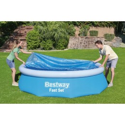 Saulės dangtis baseinui 366 bestway folija