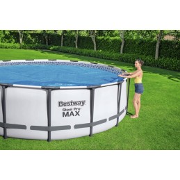 Saulės dangtis baseinui 366 bestway folija