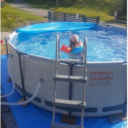 Saulės dangtis baseinui 366 bestway folija