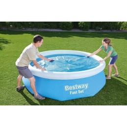 Saulės dangtis baseinui 366 bestway folija