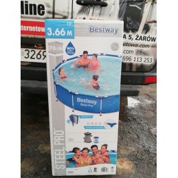 Bestway plieninio karkaso sodo baseinas 3 66 x 76 cm