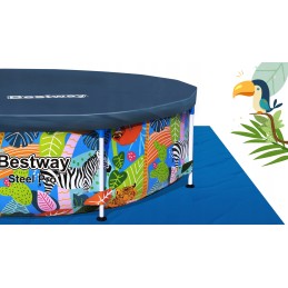 Plieninis sodo baseinas 305x66cm bestway 16in1 maks