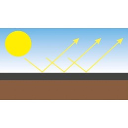 Žemės ūkio audinys, juodas, 1,6 x 100 m, 70 g/m2